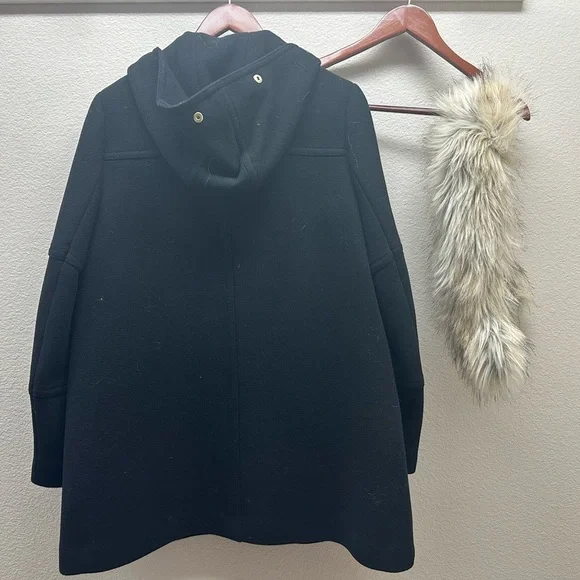 J. Crew Chateau Wool Parka Stadium Cloth Nello Gori Wool Blend Coat - Picture 8 of 9